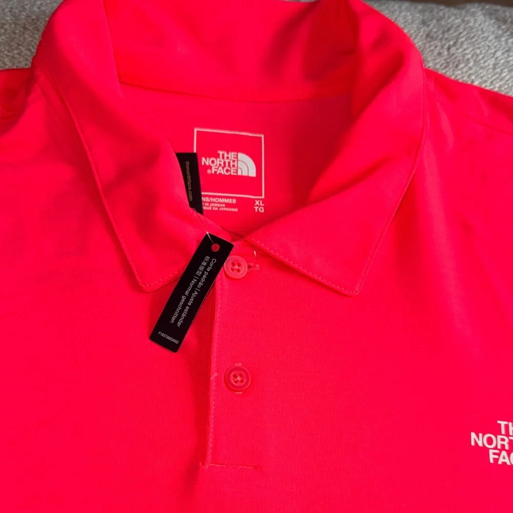 The North Face Men's Neon Pink Performance Polo